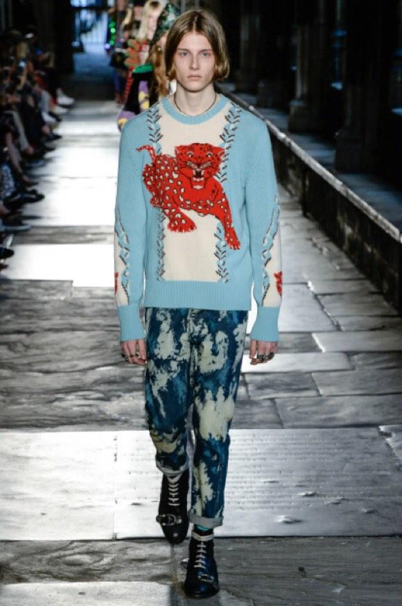 Gucci bleached jeans deals
