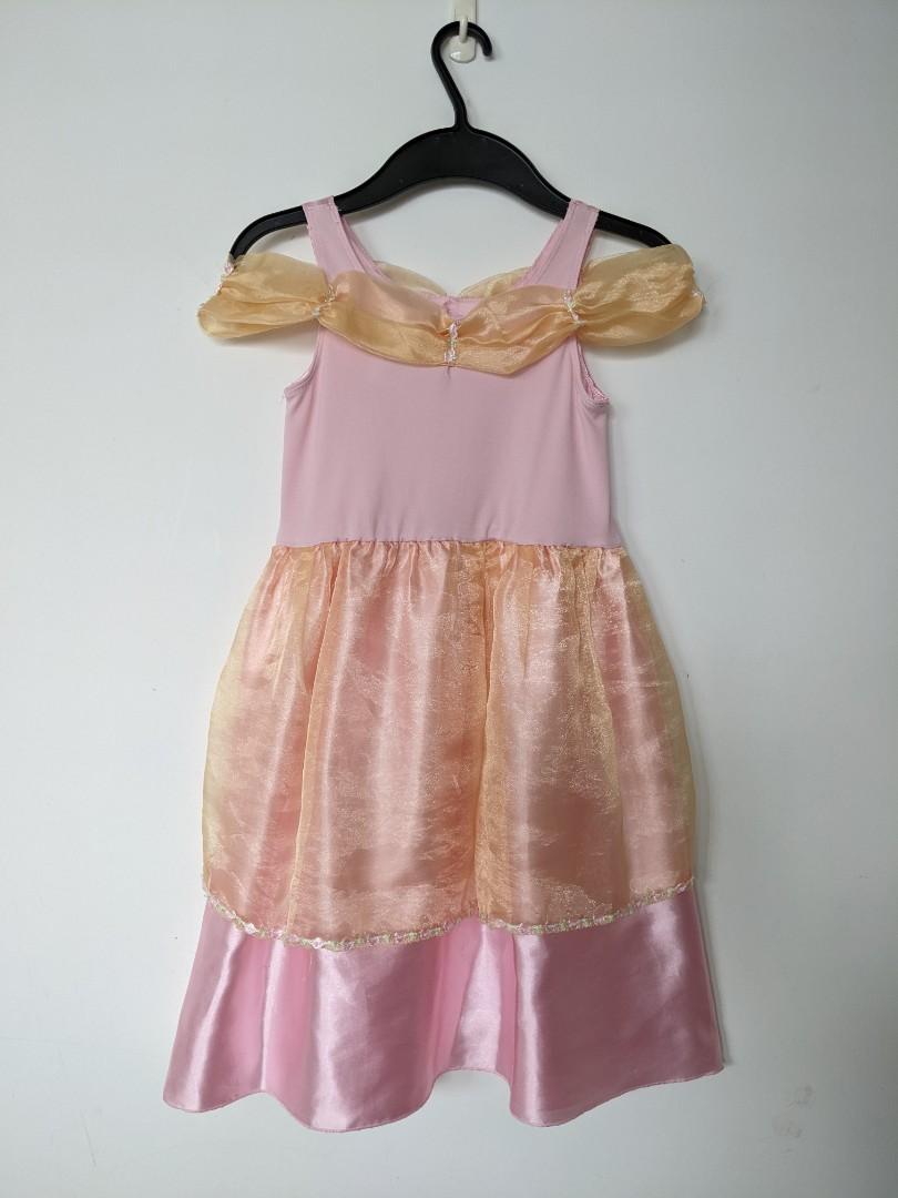 h&m disney princess dress Light pink/Disney princesses Tulle-skirt jersey dress for kids
