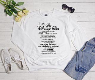 I’am a Disney Girl The Trend graphic Sweatshirt