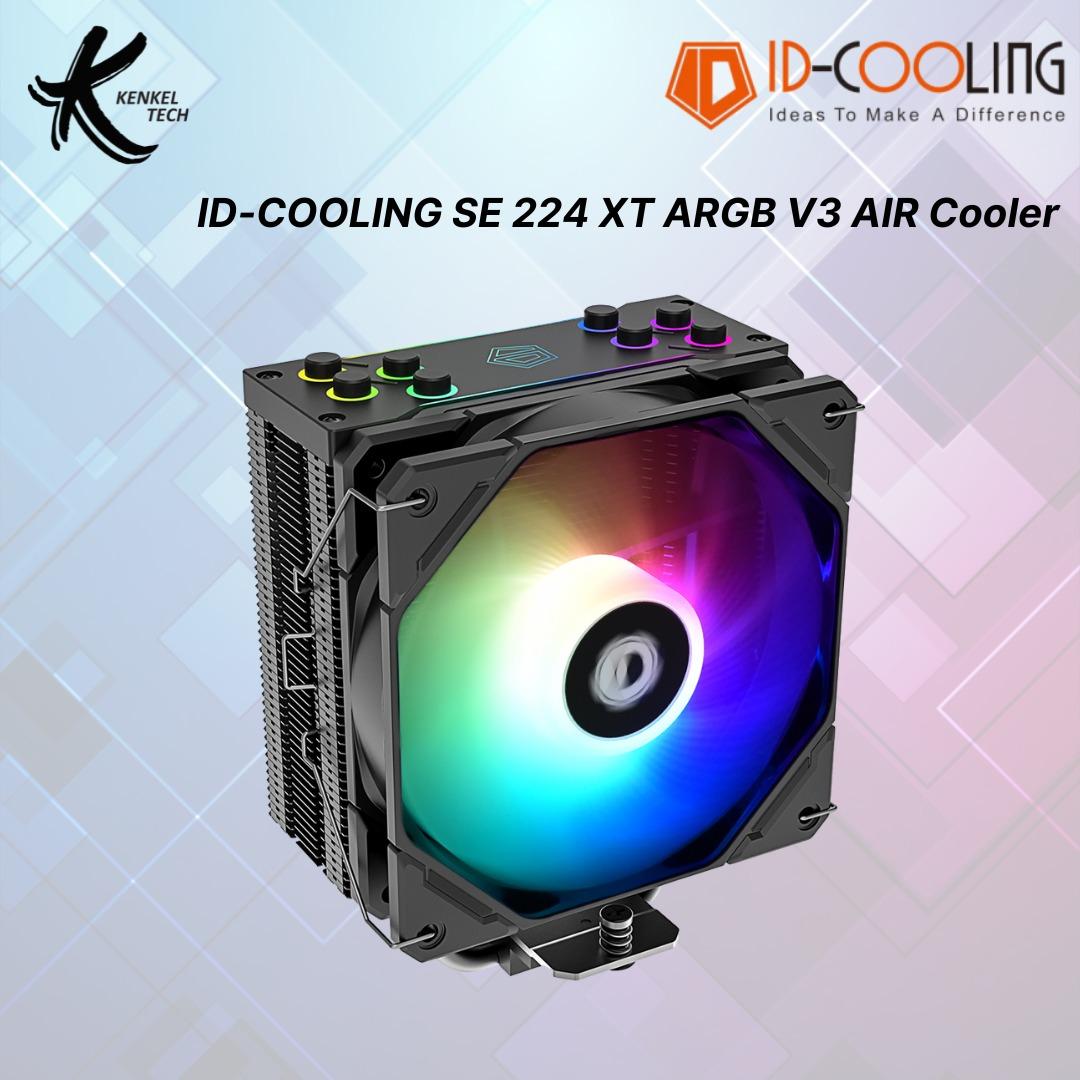 IDCOOLING SE 224 XT ARGB V3 CPU Air Cooler, Computers & Tech, Parts & Accessories, Computer