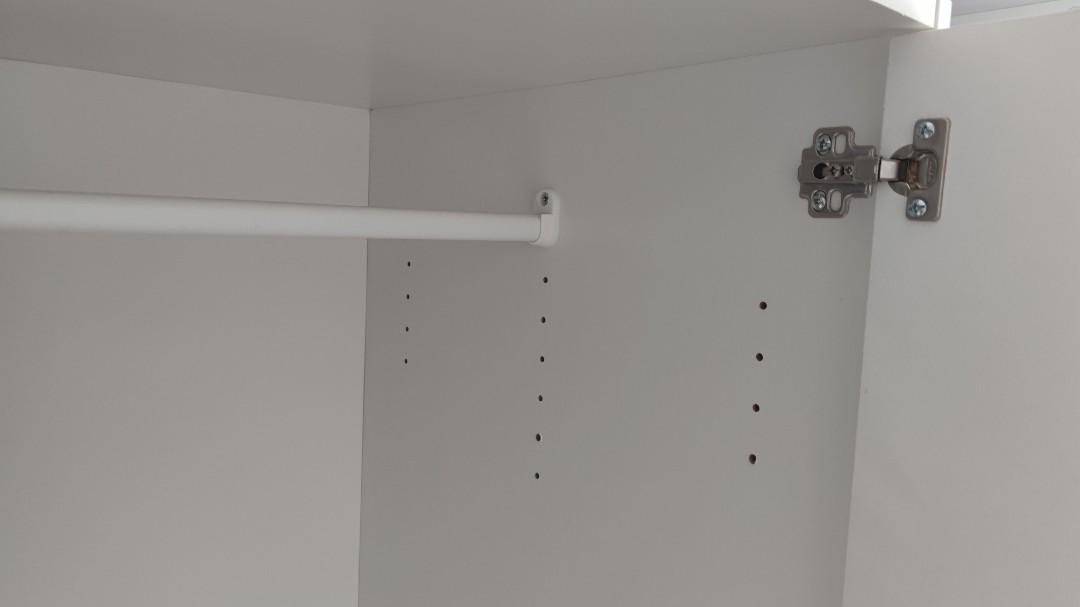 Ikea Kleppstad 2 door wardrobe, Furniture & Home Living, Furniture