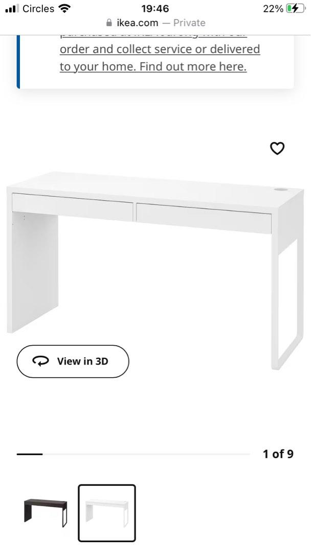 Micke sales desk 142x50