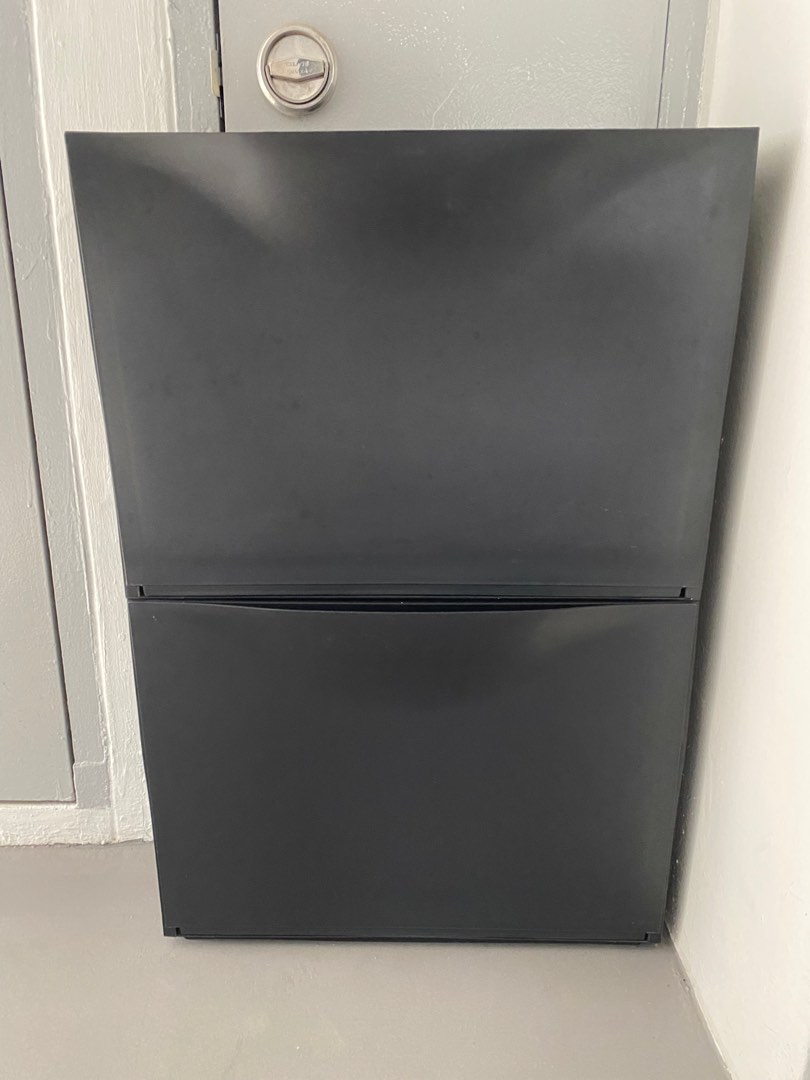 IKEA TRONES shoe Black (2 pieces), Furniture & Home Living