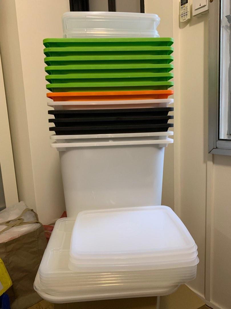 Ikea tubs, Furniture & Home Living, Home Improvement & Organisation, Storage Boxes & Baskets on