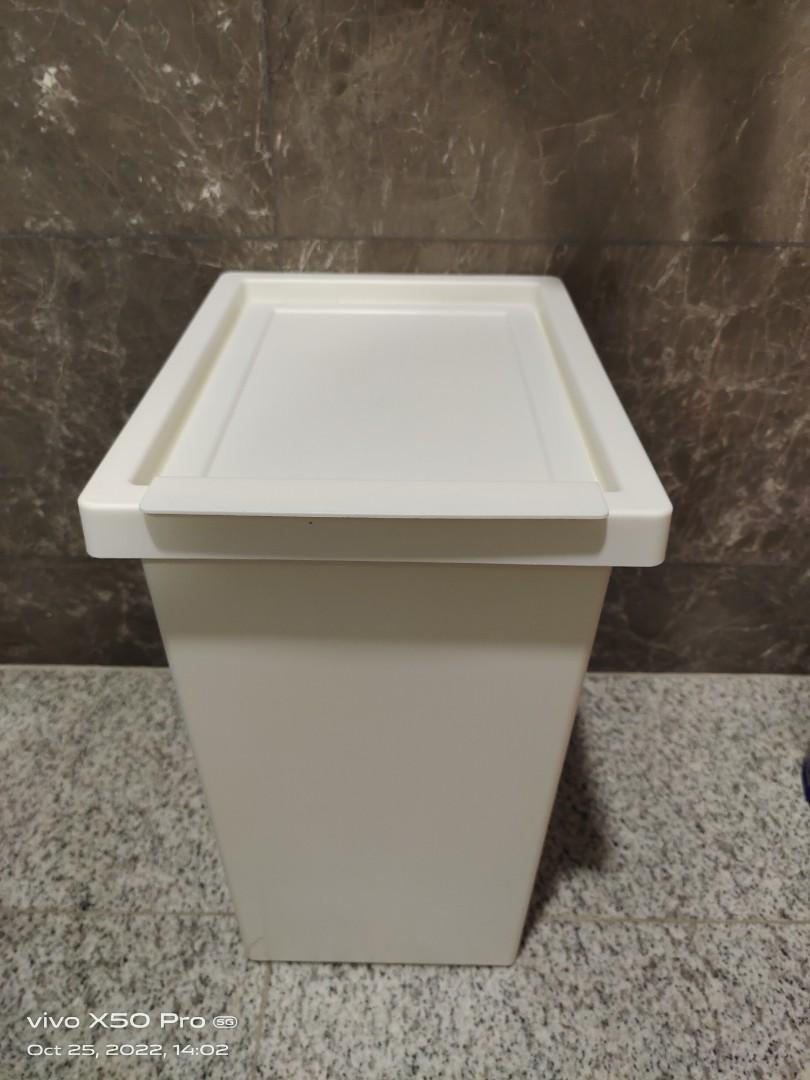 Ikea White Plastic Bin, Furniture & Home Living, Bathroom & Kitchen