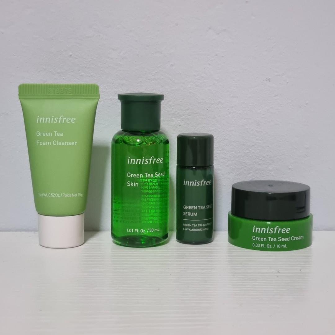 [RESERVED] Innisfree mini Green Tea Set, Beauty & Personal Care, Face