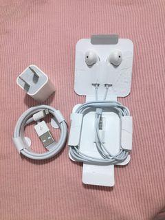 iPhone Charger and Jack Type Earphone