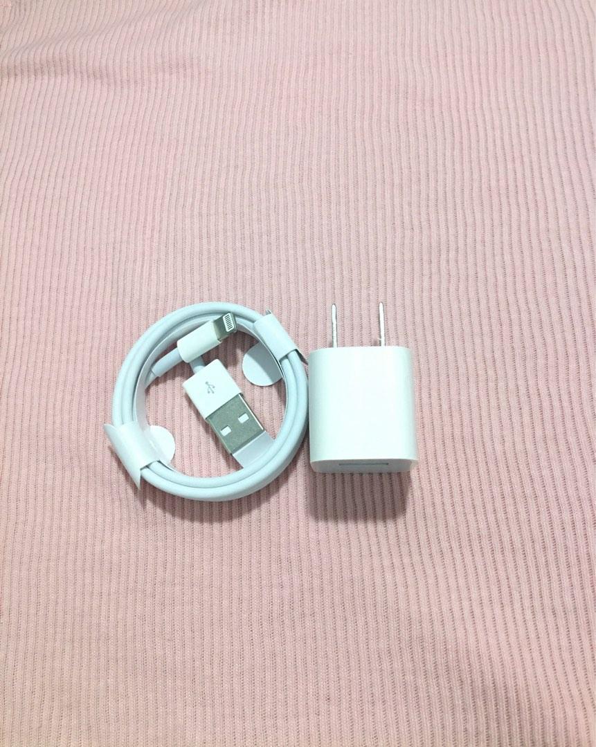 iPhone Lightning Cable and 5 Watts Adapter, Mobile Phones & Gadgets