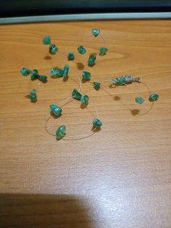 Jade stones necklace