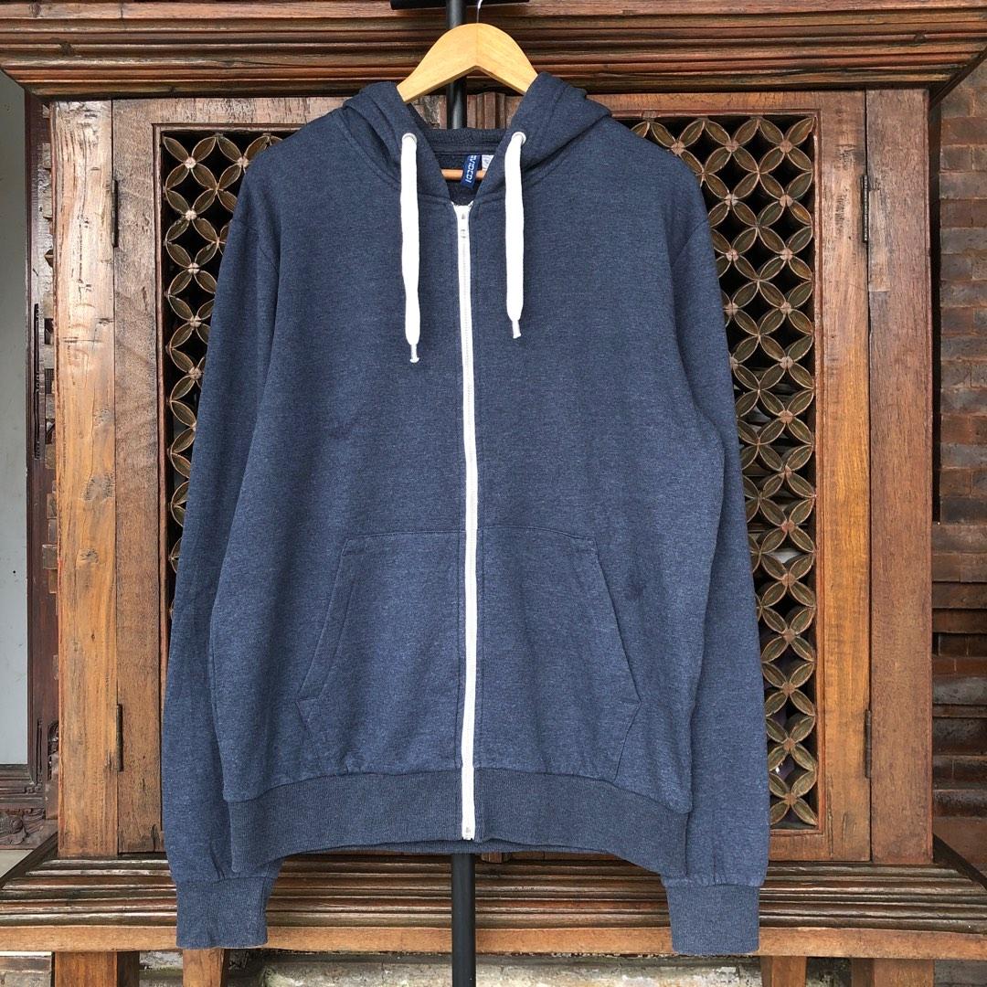 Jaket Hoodie Zipper H M original Second