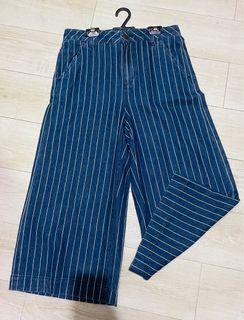 Jeans Stripes Cullotes (Price Reduced)