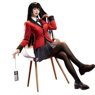 Kakegurui Cosplay Jabami Yumeko School Uniform Costume Set