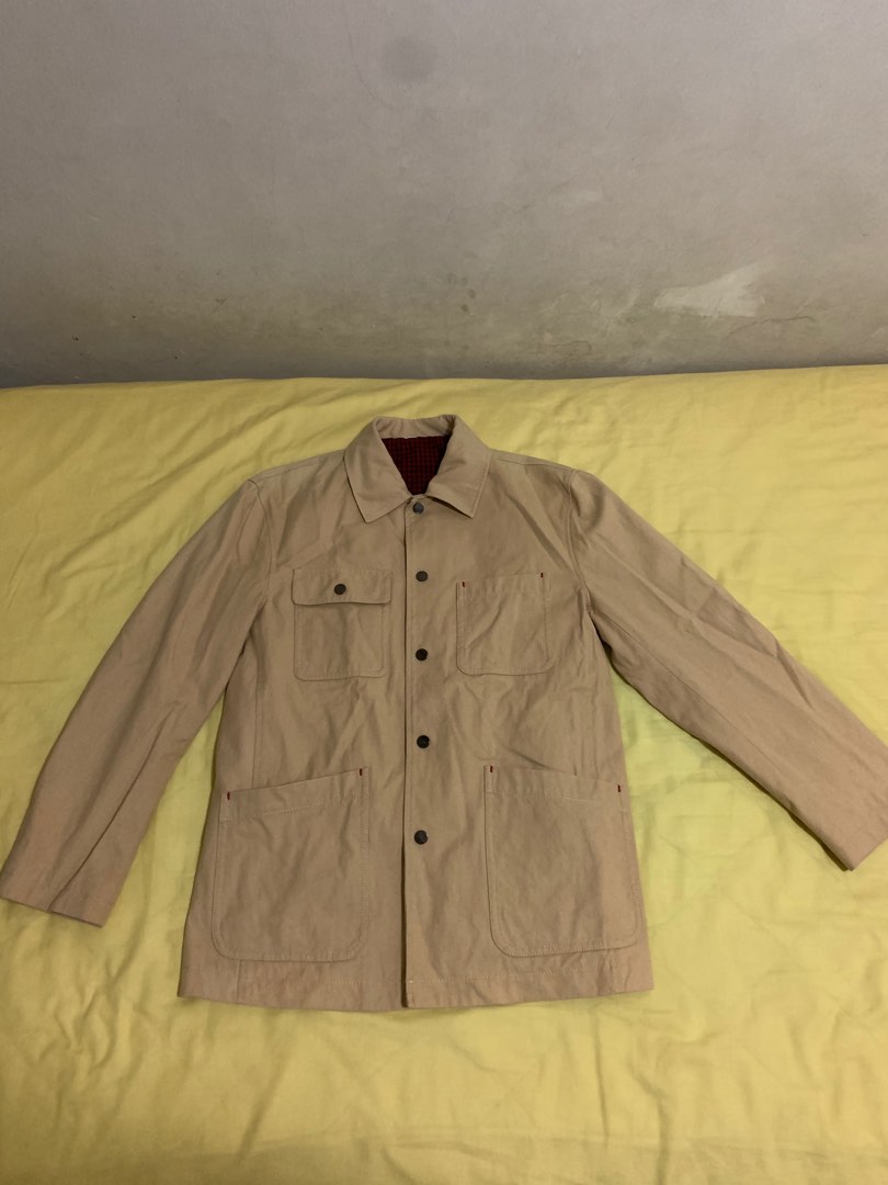 Khaki coat, Men's Fashion, Coats, Jackets and Outerwear on Carousell