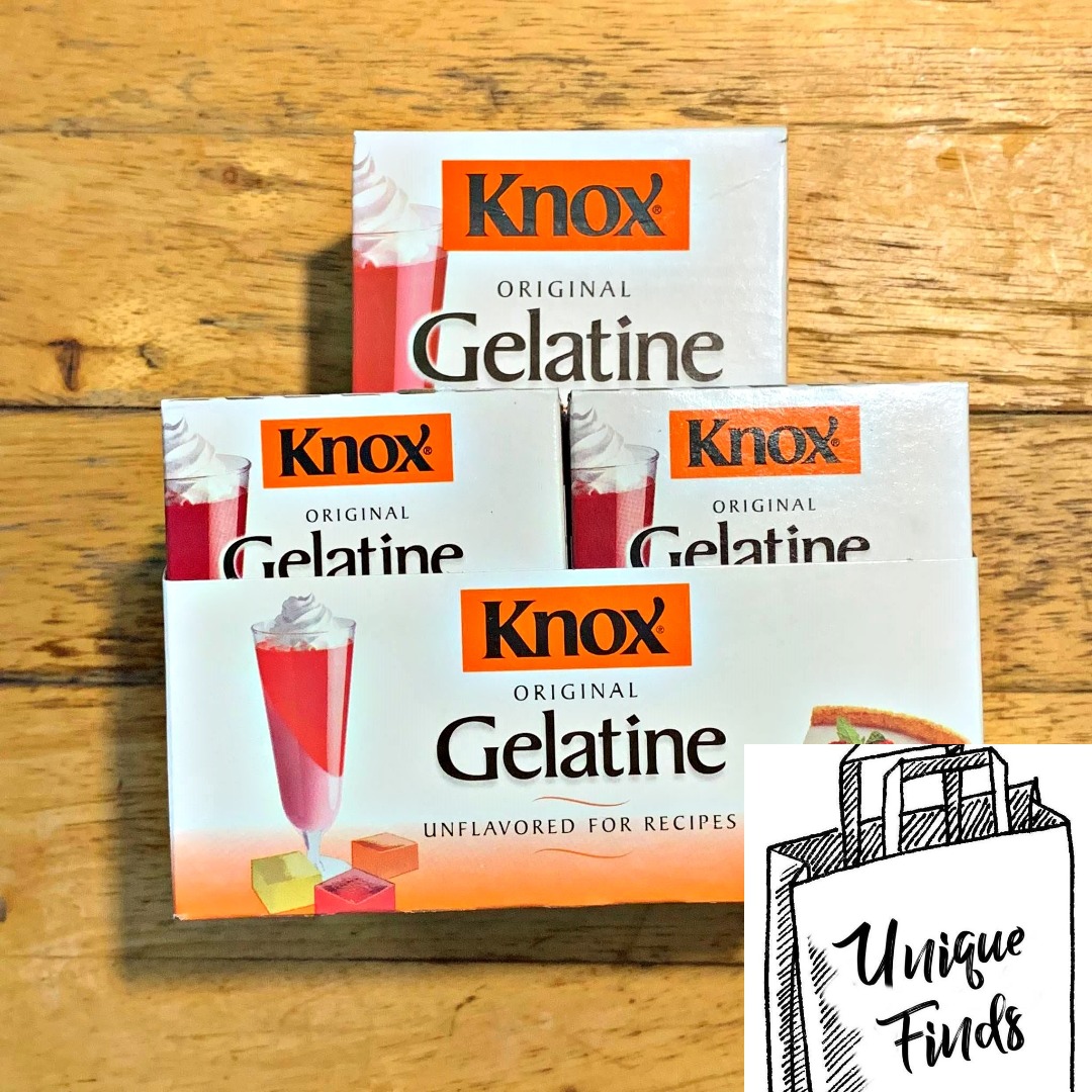 Knox Gelatine Original Unflavored sugar free / unsweetened Keto