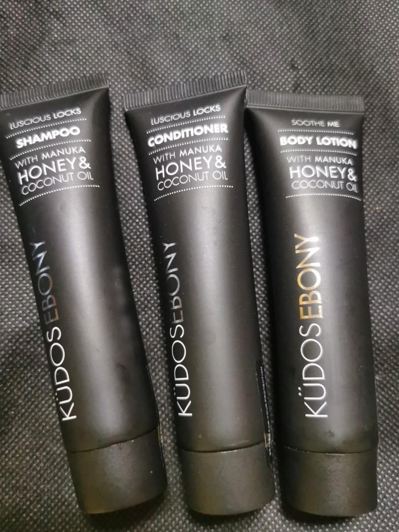Kudos Ebony Shampoo/ Conditioner/ Body Lotion Toiletries, Beauty & Personal Care, Bath & Body