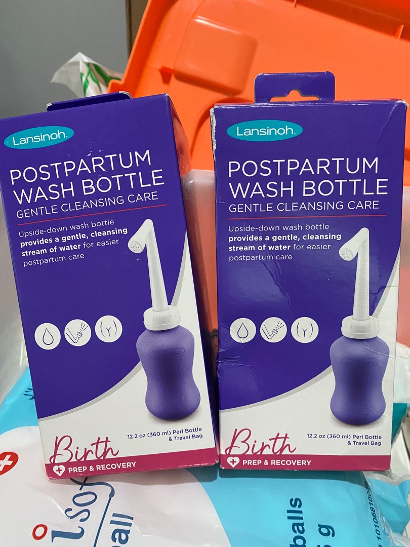 Lansinoh postpartum wash bottle gentle cleansing care hemoroid wasir  ambeien, Bayi & Anak, Perawatan & Makanan Anak di Carousell