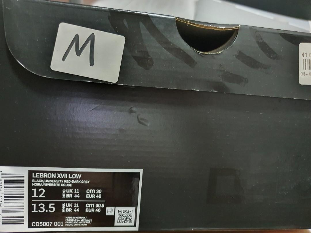 lebron 17 size 11