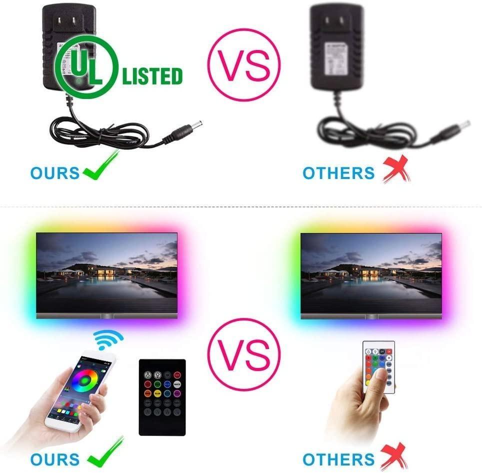 LED Strip Lights,L8star 5M/16.4ft Flexible Strip Light SMD 5050 RGB