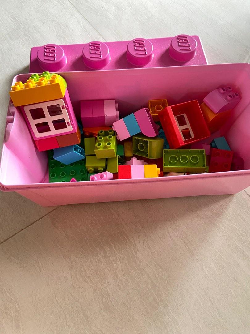  LEGO DUPLO All-in-One-Pink-Box-of-Fun 10571 Educational Toy for  Toddlers : Toys & Games