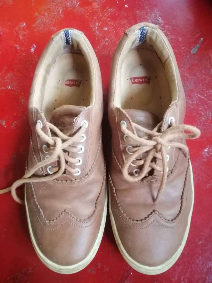 Levi's brown leather shoes, Men's Fashion, Footwear, Casual Shoes on  Carousell