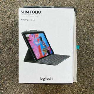 Logitech Slim Folio iPad (7th gen) Case with Bluetooth Keyboard