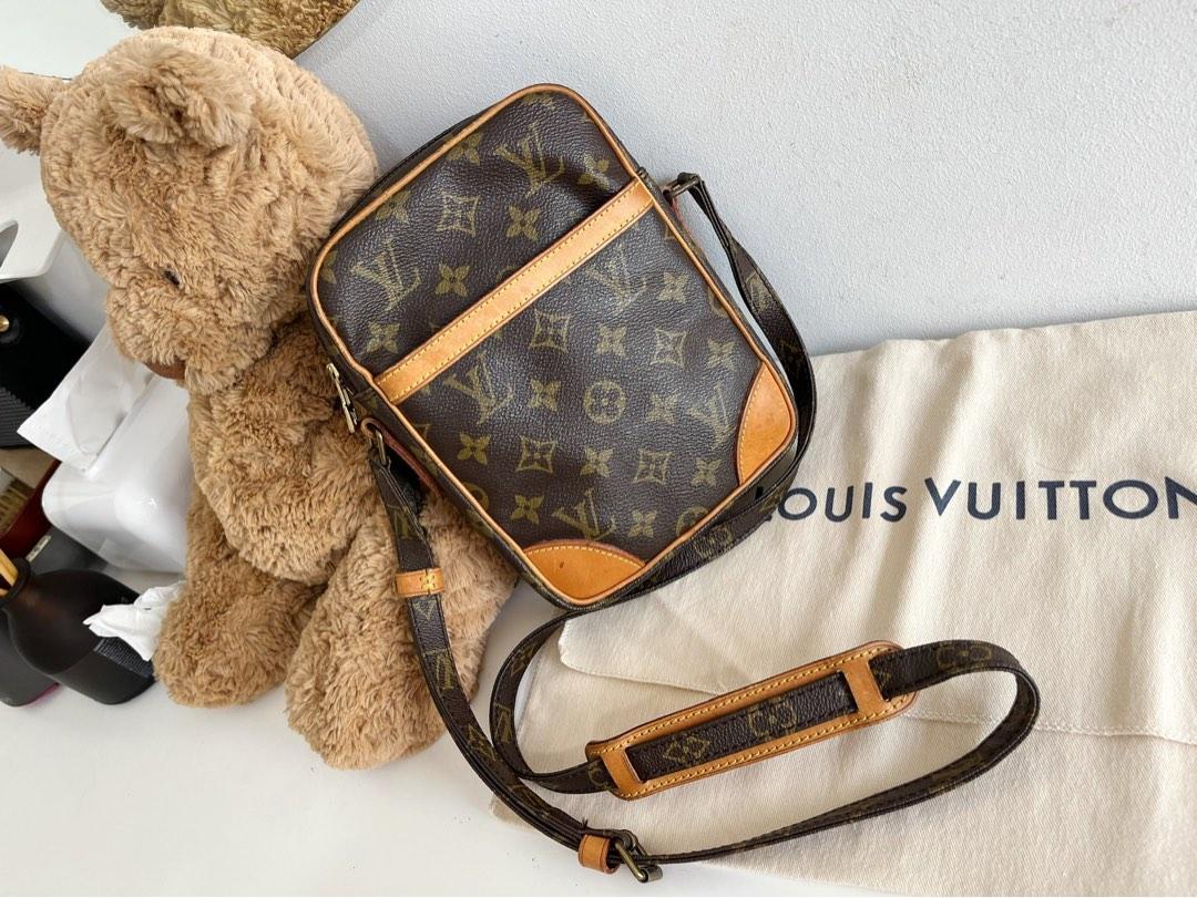 Vintage LV Danube Crossbody with Flower and Butterfly Print Bag - IMMORTAL  SUN