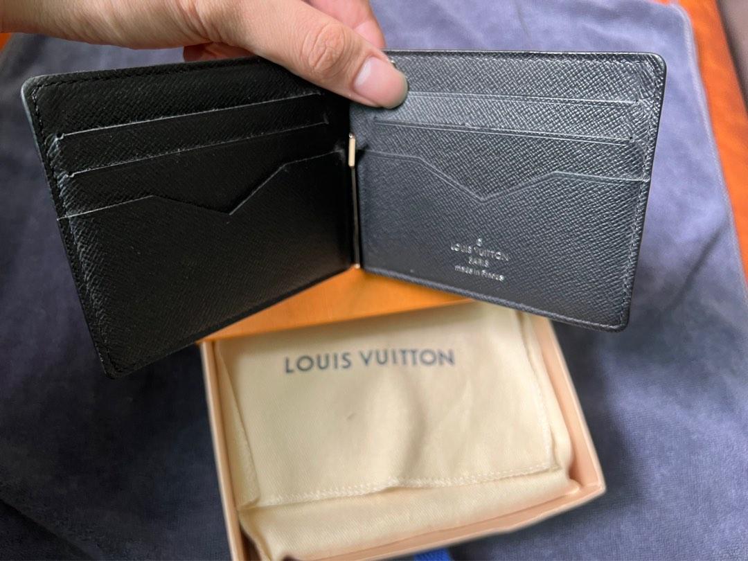 Louis Vuitton M62978 Pince Wallet, Black, One Size