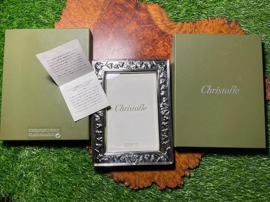 Luxury item Christofle 925 sterling silver frame (Category: Frames & Pictures) located in Marikina City. Submitted by sam_illano (Listing ID 1192780055, Image 2). Description: Luxury item Christofle sterling silver frame, complete w box and certificate. Original price is between 30k-40k, selling for only P9,500 + shipping fee. Thank you!.