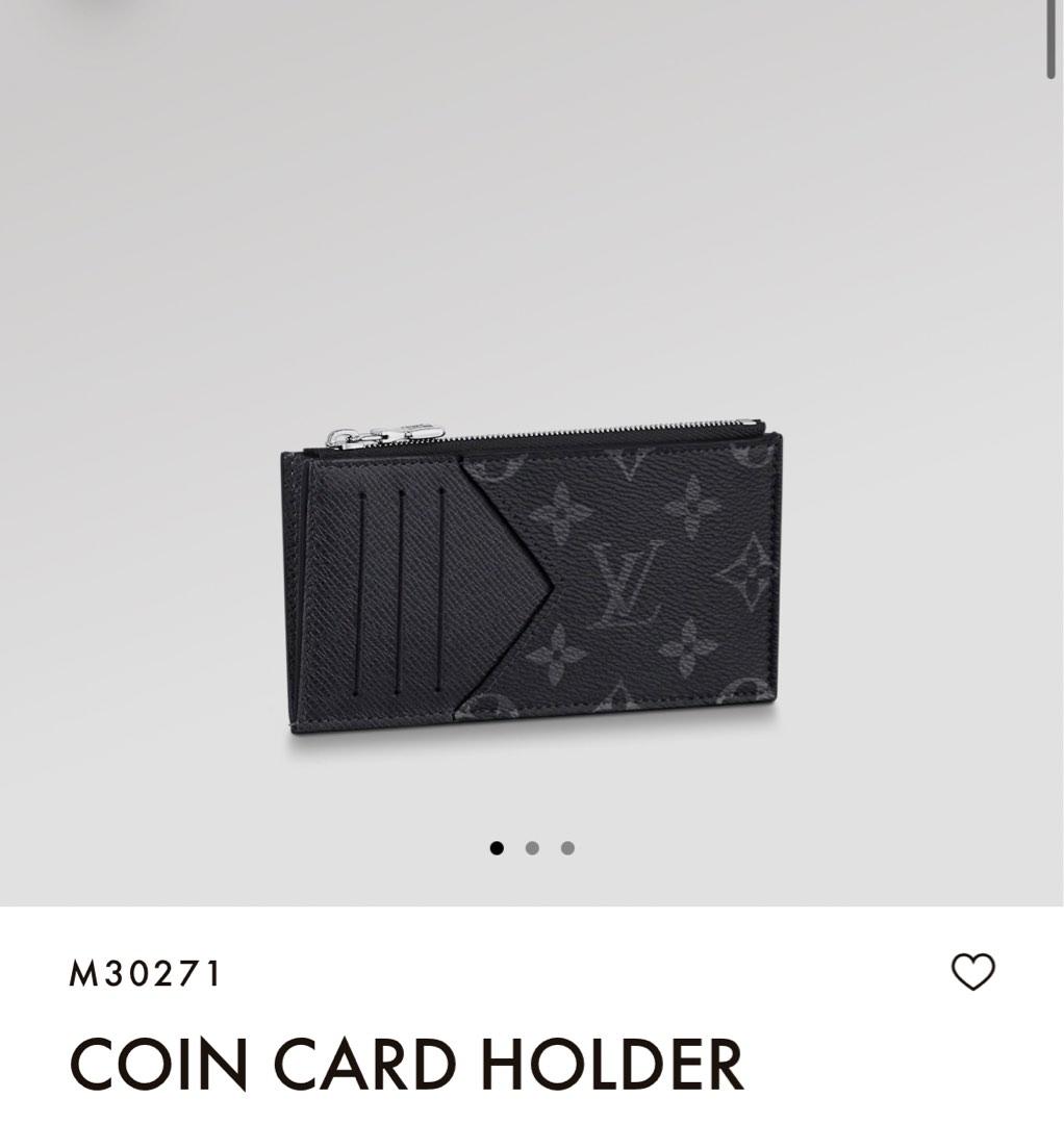 LV COIN & CARD HOLDER, Luxury, Bags & Wallets on Carousell
