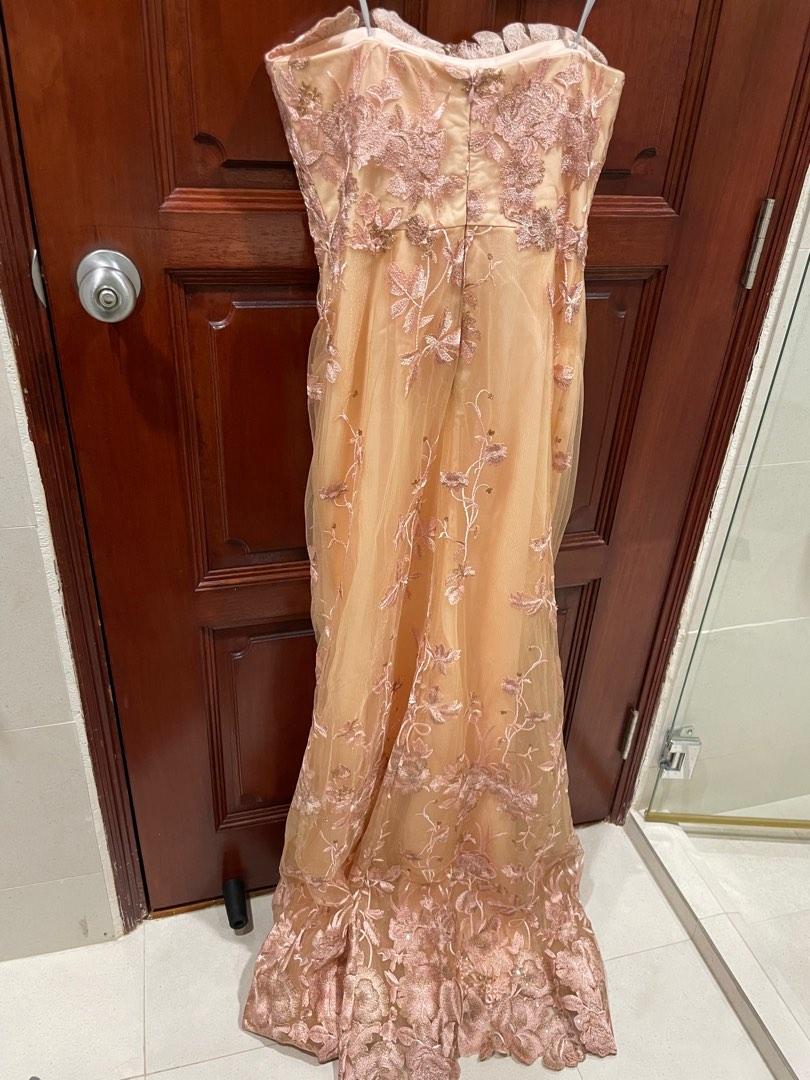 Windsor anastasia gold lace dress discount