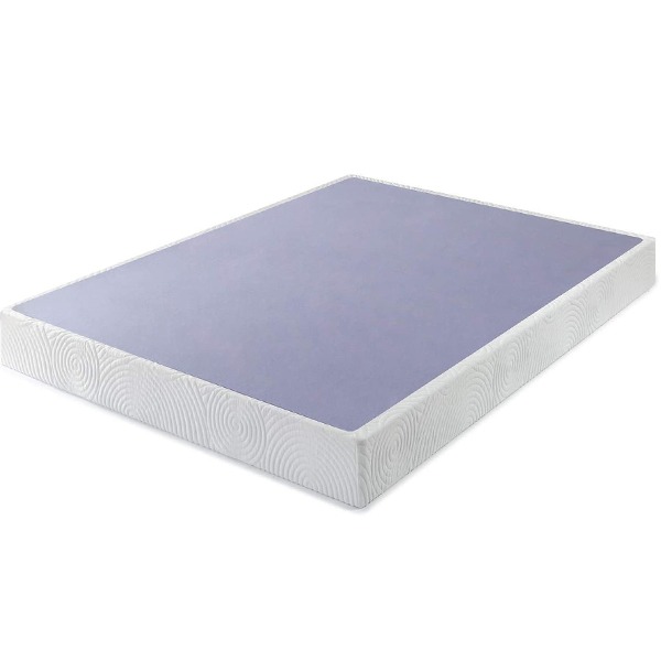 Metal Box Spring King Size with Wood Slat & Cover, Furniture & Home