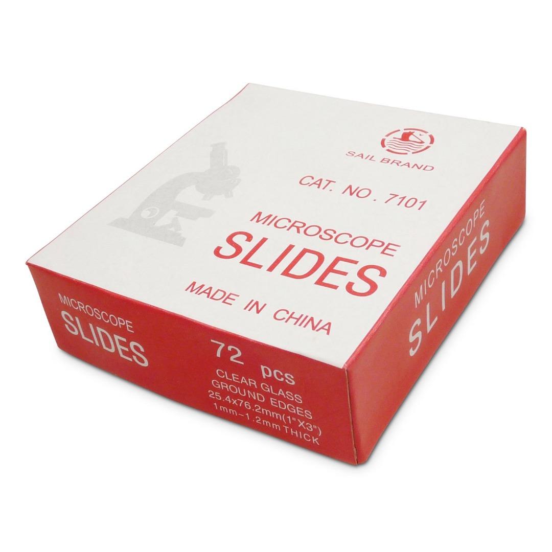 Microscope Glass Slides Plain 72 Pieces, Health & Nutrition, Medical