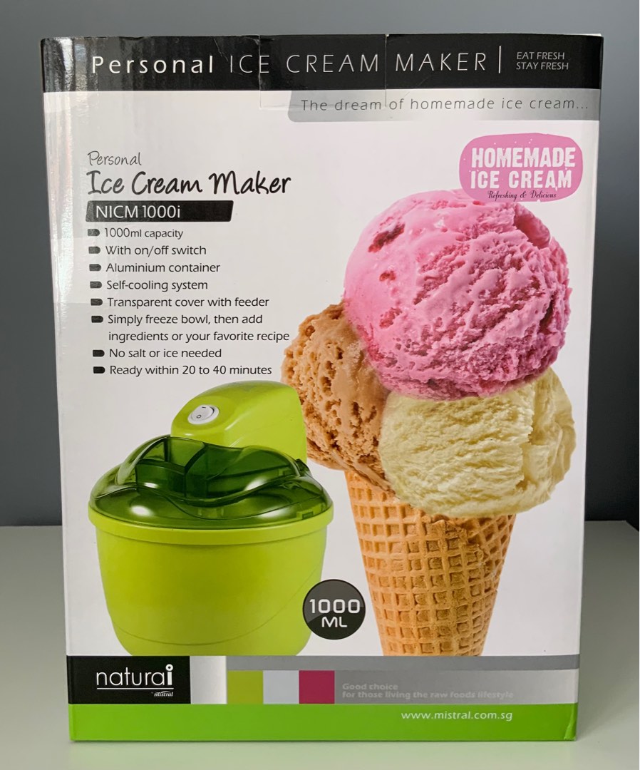 Mistral Ice Cream Maker, TV & Home Appliances, Kitchen Appliances, Ice