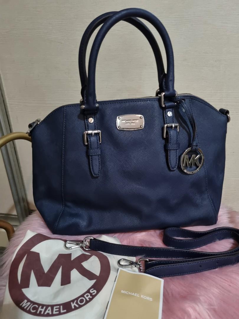 Ciara large saffiano leather satchel michael kors store