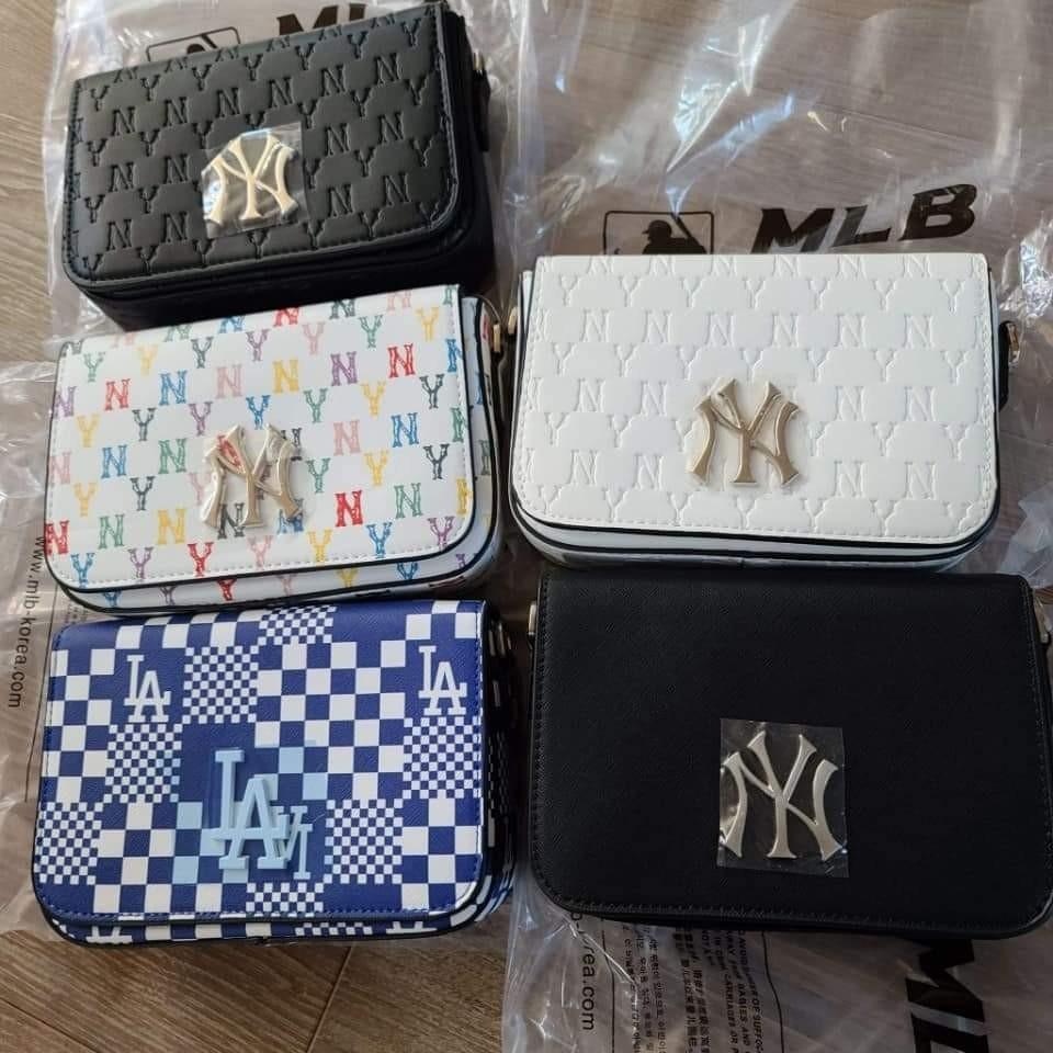 MLB Korea NY Yankees Classic Monogram Rainbow Hoody Bag