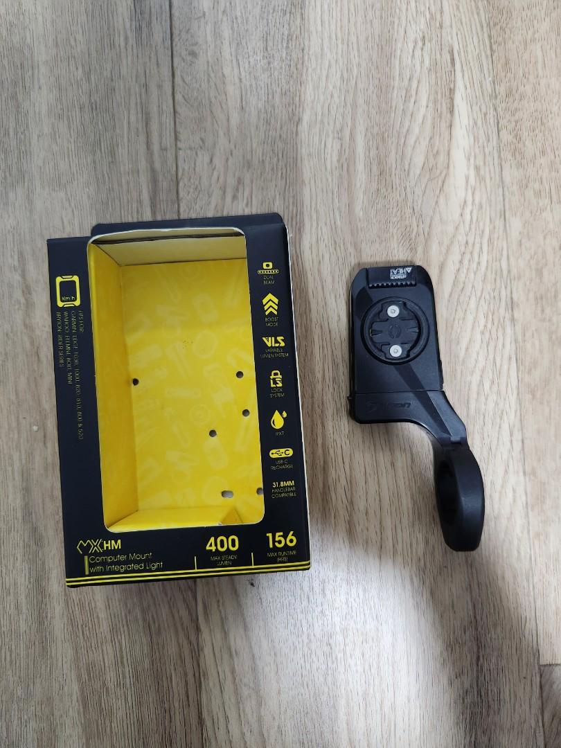 Moon MXHM (Handlebar Mount) Front Bike Light and Cycling Computer