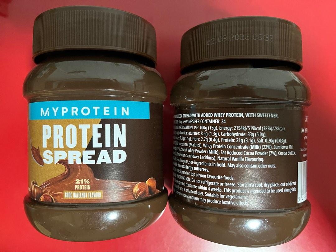 MyProtein Spread Chocolate Hazelnut Flavour , Health & Nutrition