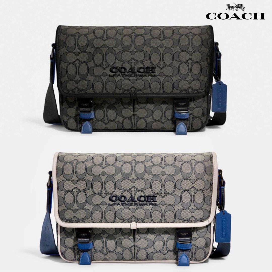 New Coach 🇺🇸 Original C9158 League Messenger Bag Men Crossbody Bag with  Full Set of Coach Package, Luxury, Bags & Wallets on Carousell