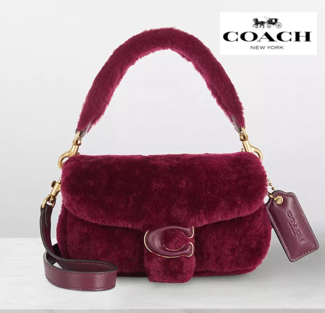 Coach Tabby Pillow 18 Purple, Luxury, Bags & Wallets on Carousell