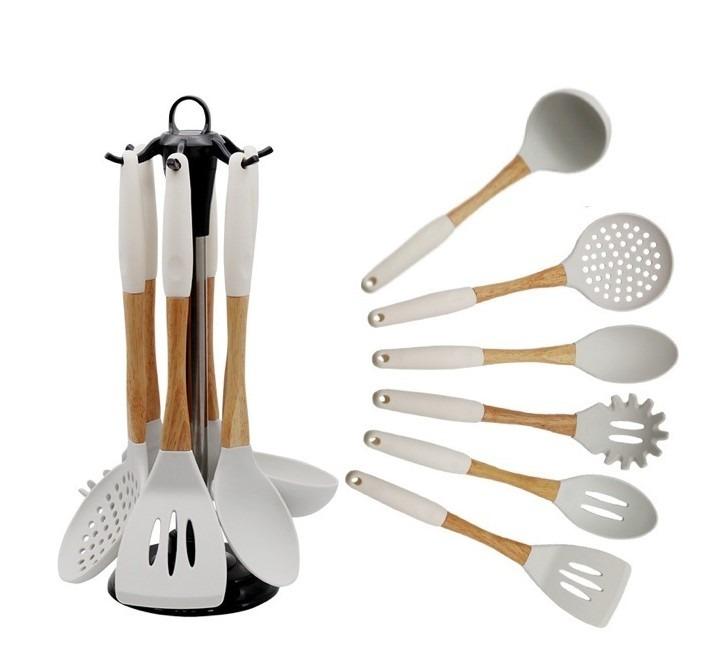 6pcs/set Cooking Tool Sets Kitchenware Set Plastic Nonstick Soup Spoon  Spatula Cooking Kitchen Utensils Set Kitchen Accessories