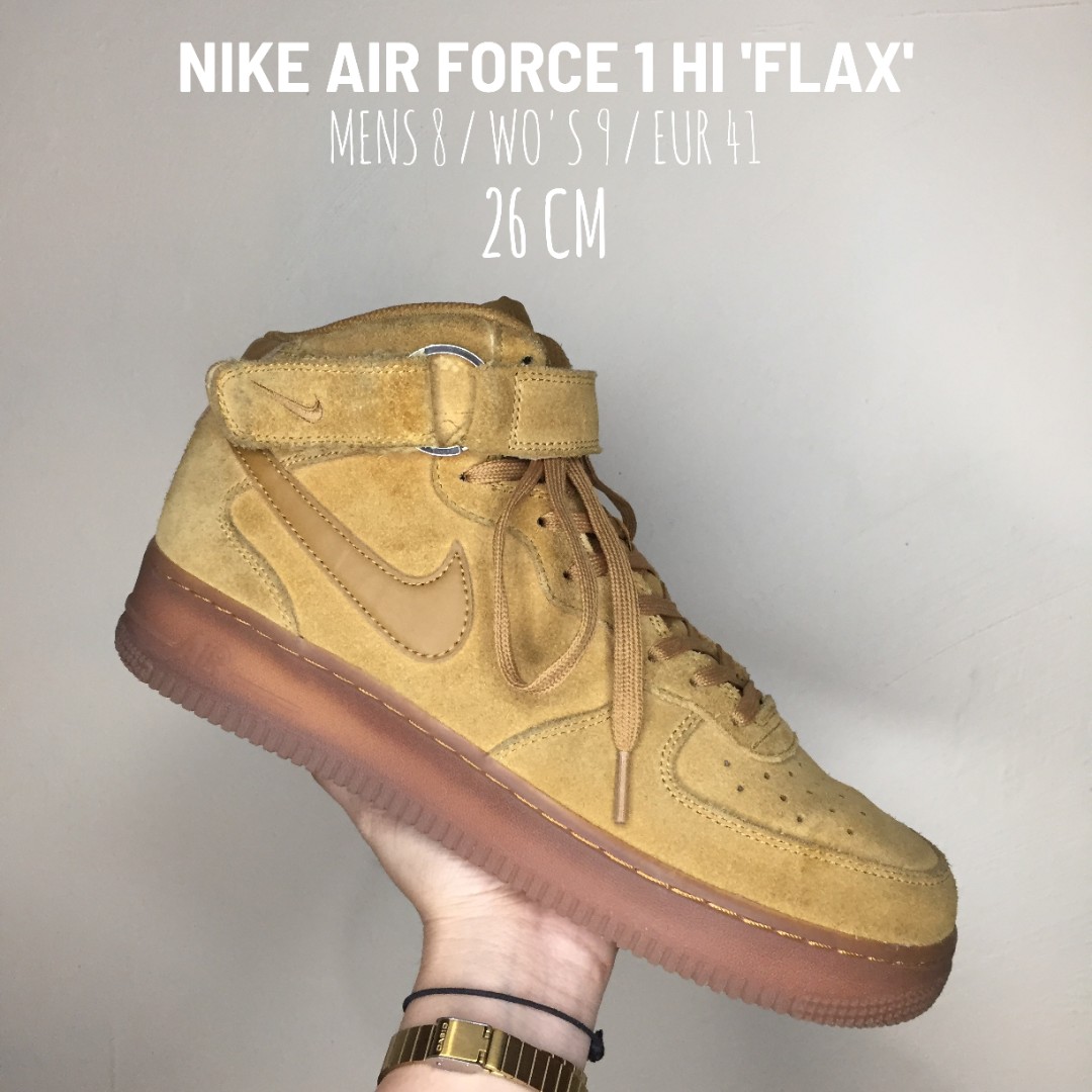 nike air force 1 flax mens