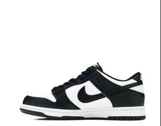NIKE DUNK LOW (GS) BLACK-WHITE (UK6 / EUR39)