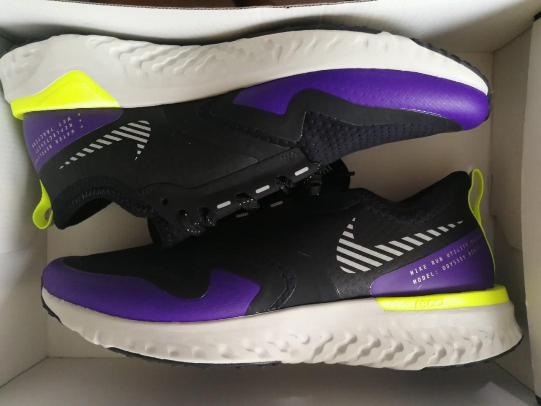 bnew nike odyssey react 2 shield US9.5 (Category: Sneakers) located in Marilao. Submitted by clutch.m15 (Listing ID 1192755815, Image 1). Description: brand new with box nike odyssey react 2 shield size: US 9.5.