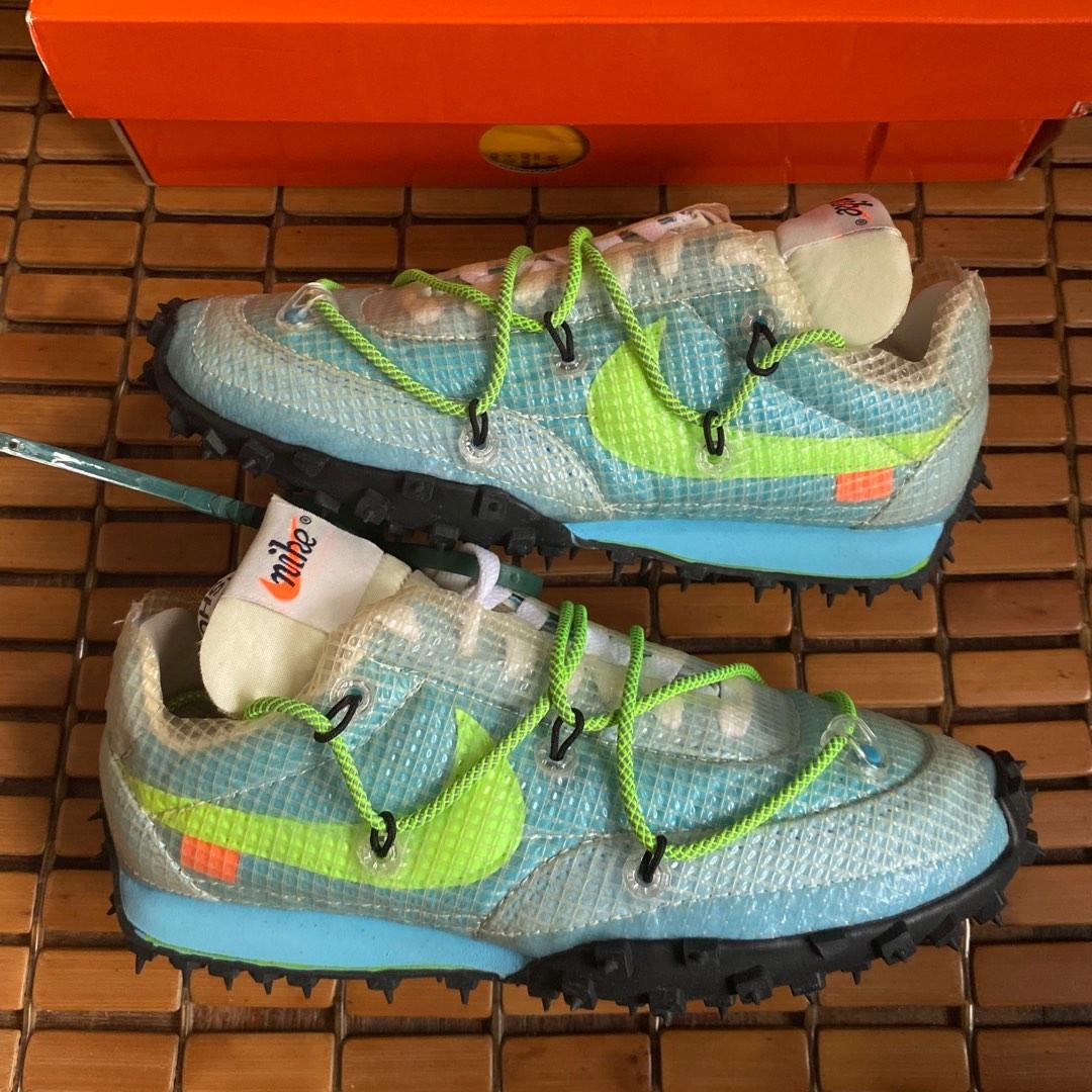 Nike x off hotsell white waffle racer mens