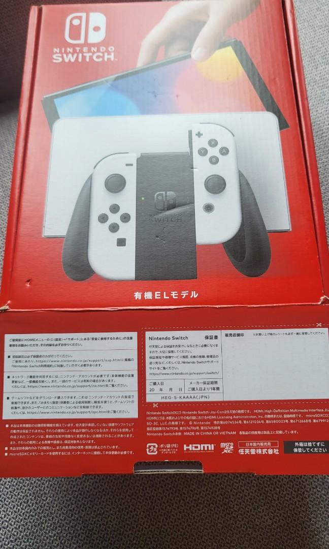 Nintendo switch OLED white, Video Gaming, Video Game Consoles, Nintendo