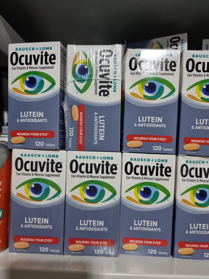 Ocuvite Lutein & Antioxidant 120 Tablets, Health & Nutrition, Health