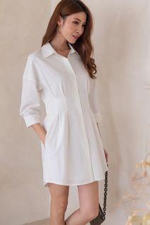 OhVola Essential Waisted Shirt Dress