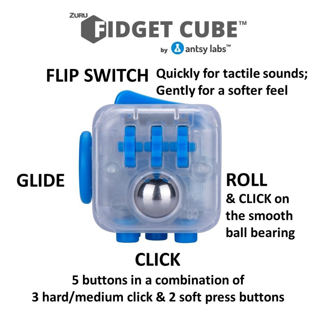 Original Fidget Cube by Antsy Labs S3 [Asstd Colours] Fidget Toy