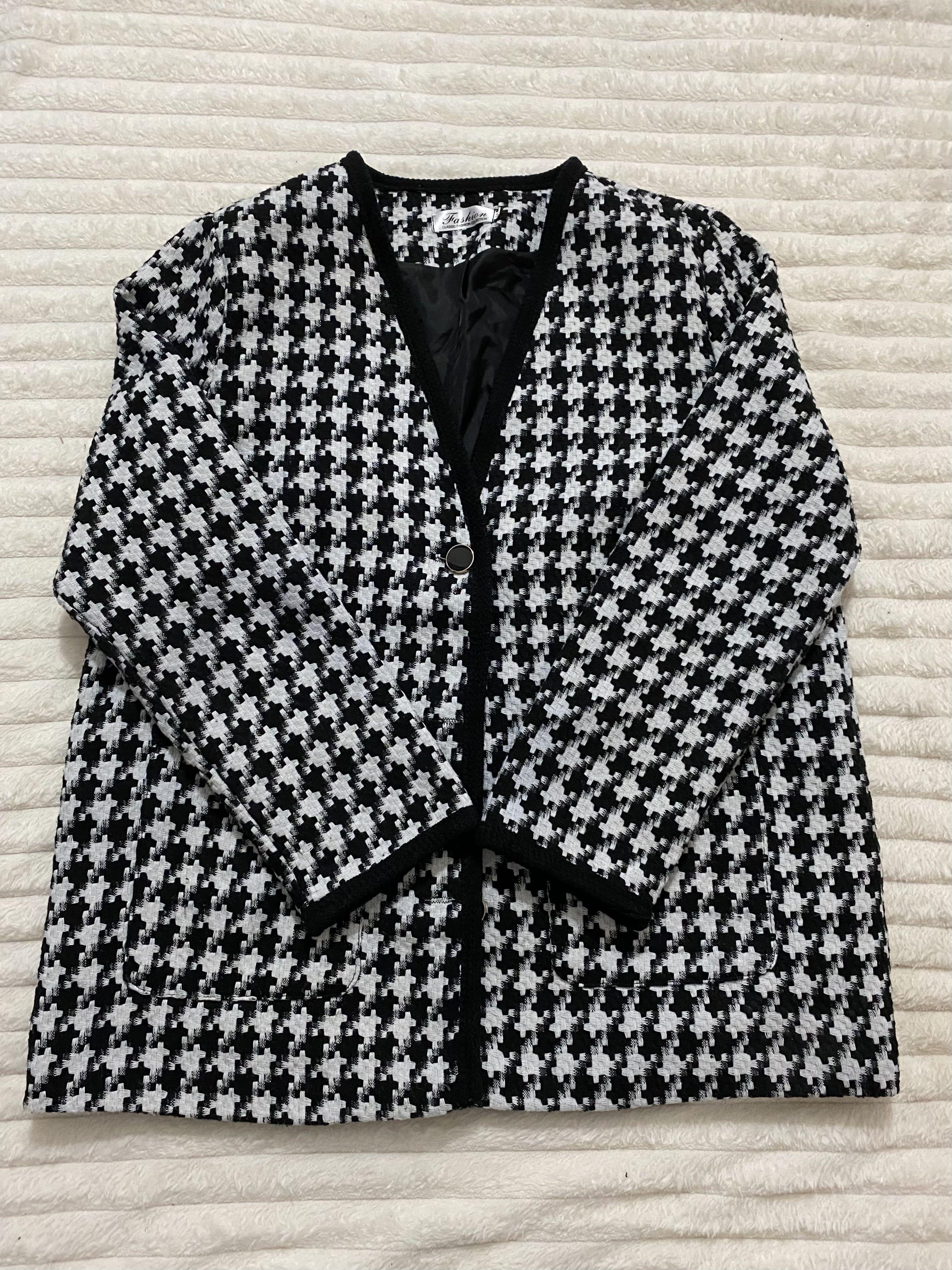 Oversized store tweed jacket