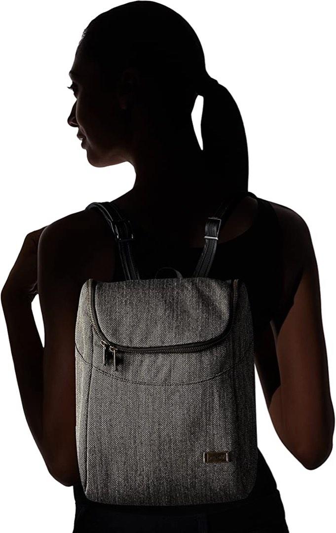 Pacsafe Luggage Citysafe 350 Gii Backpack, Herringbone, Women's Fashion